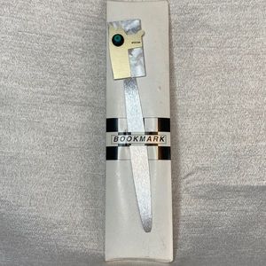 Cubist Dog bookmark aluminum handmade